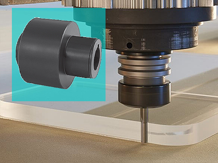 Acoplamiento montado en una maquina de ensayo